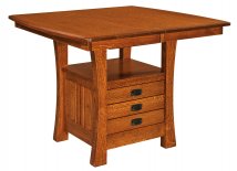 Arts & Crafts Cabinet Table