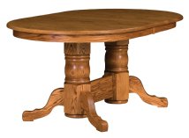 Traditional Double Pedestal Table