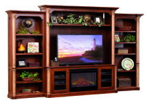 Jefferson Premier Entertainment Center with Fireplace